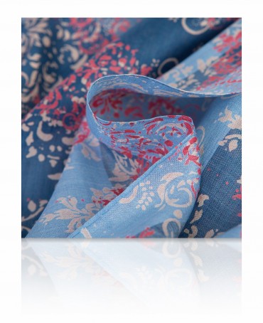 Палантин Женский SN60-ROYAL/BLUE.RED